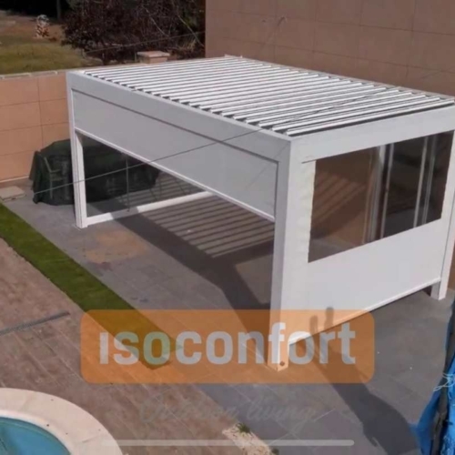 PERGOLA BIOCLIMATICA CON SCREENS PERGOLA BIOCLIMATICA CON SCREENS