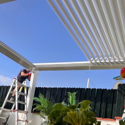 PERGOLA BIOCLIMATICA RETRACTIL _90